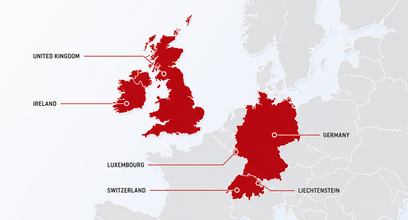 WeberHaus Europe Map